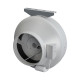Вентилятор канальный CYCLONE D200 центробежный пластиковый корпус ERA PRO