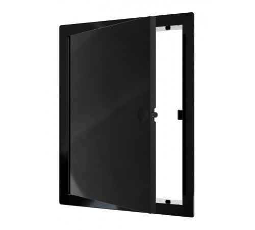 Люк ревизионный LN фланец 150х200 нажимной 172х222 пластик Black EVECS