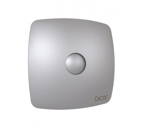 Вентилятор накладной RIO D125 обр.клапан Gray metal DICITI