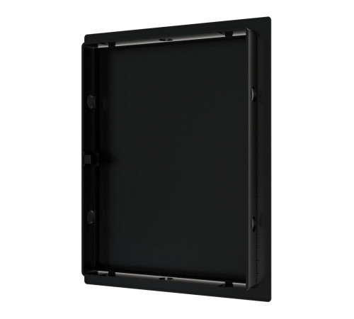 Люк ревизионный LN фланец 150х200 нажимной 172х222 пластик Black EVECS