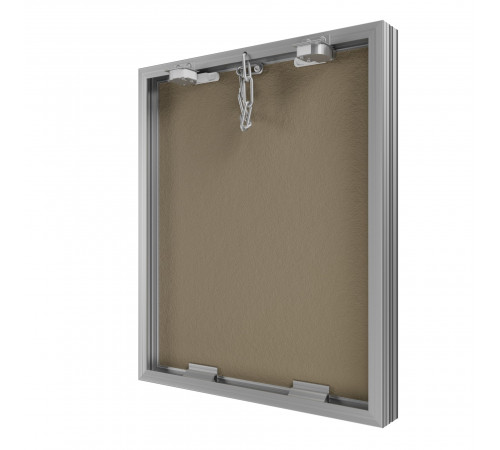 Люк ревизионный D Ceramo Base 500х600 скрыт.монтаж съемный алюминий EVECS