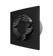 Вентилятор накладной SLIM D125 обр.клапан Dark gray metal DICITI