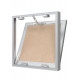 Люк ревизионный D Ceramo Base 300х300 скрыт.монтаж съемный алюминий EVECS