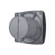 Вентилятор накладной RIO D125 обр.клапан Dark gray metal DICITI