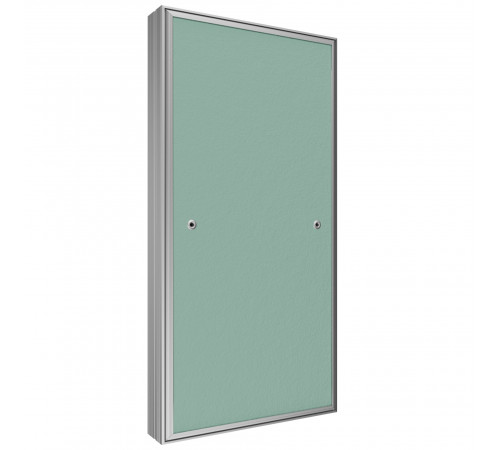 Люк ревизионный D Ceramo Base 300х600 скрыт.монтаж съемный алюминий EVECS