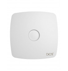 Вентилятор накладной RIO D125 обр.клапан Matt white DICITI