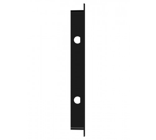 Люк ревизионный LN фланец 150х200 нажимной 172х222 пластик Black EVECS