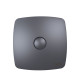 Вентилятор накладной RIO D125 обр.клапан Dark gray metal DICITI