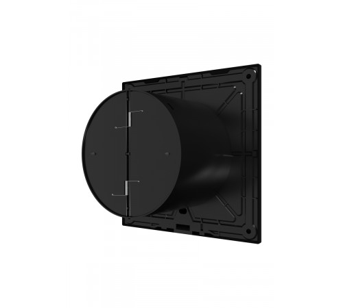 Вентилятор накладной SLIM D125 обр.клапан Matt black DICITI