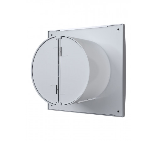 Вентилятор накладной AURA D125 обр.клапан Gray metal DICITI