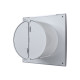 Вентилятор накладной AURA D125 обр.клапан Gray metal DICITI