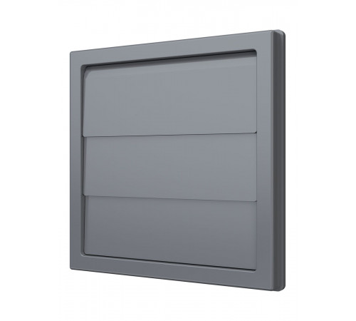 Выход стенной КФ фланец D125 жалюзи 150x150 ASA Gray ERA STREETLINE