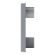 Выход стенной КФ фланец D125 жалюзи 150x150 ASA Gray ERA STREETLINE