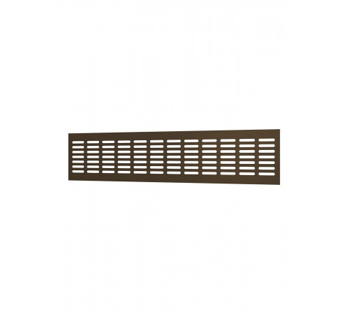 Решетка вентиляционная DP AL сетка переточная 480х100 алюминий Dark bronze ERA