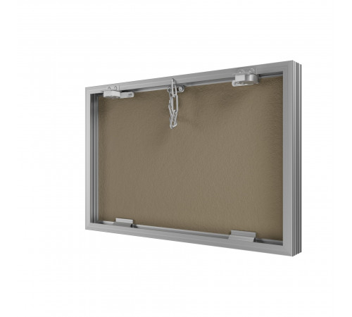 Люк ревизионный D Ceramo Base 600х400 скрыт.монтаж съемный алюминий EVECS