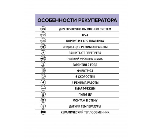 Рекуператор CUPER D125
