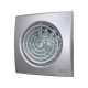 Вентилятор накладной AURA D125 обр.клапан Gray metal DICITI
