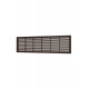 Решетка вентиляционная ДП фланец 220х60 переточная 227х67 пластик Brown ERA