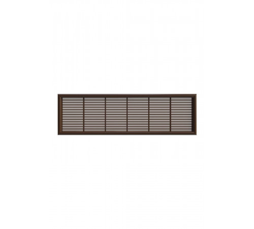 Решетка вентиляционная ДП фланец 220х60 переточная 227х67 пластик Brown ERA