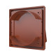 Выход стенной КФВ фланец D125 обр.клапан 150х150 ASA Terracotta ERA STREETLINE