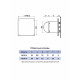 Панель декоративная AEON D100/125 179х179 стекло Exclusives silver gray DICITI