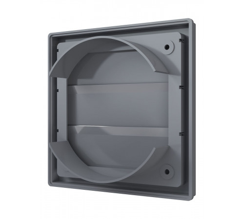Выход стенной КФ фланец D125 жалюзи 150x150 ASA Gray ERA STREETLINE