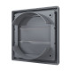 Выход стенной КФ фланец D125 жалюзи 150x150 ASA Gray ERA STREETLINE