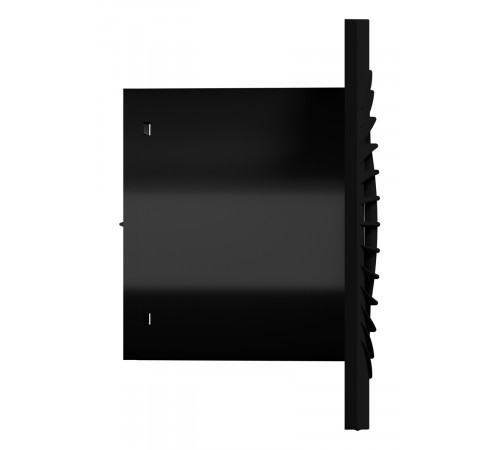 Вентилятор накладной SLIM D125 обр.клапан Matt black DICITI