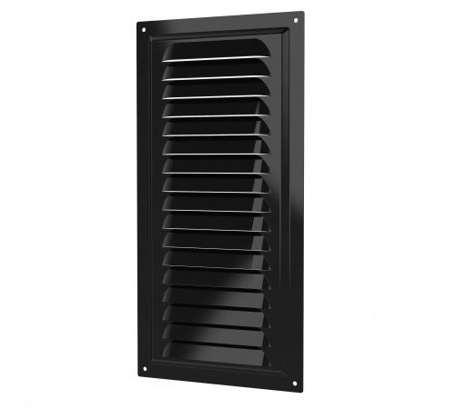 Решетка вентиляционная МЭ сетка 150х300 окраш.сталь Black ERA