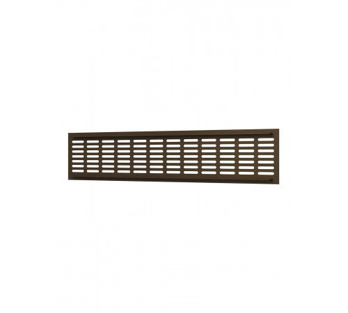 Решетка вентиляционная DP AL сетка переточная 480х100 алюминий Dark bronze ERA