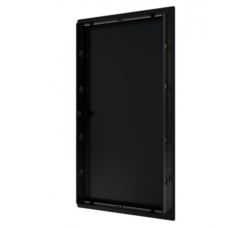 Люк ревизионный LN фланец 150х300 нажимной 172х322 пластик Black EVECS
