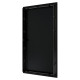 Люк ревизионный LN фланец 150х300 нажимной 172х322 пластик Black EVECS