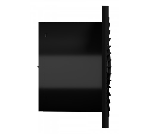 Вентилятор накладной SLIM D125 обр.клапан Obsidian DICITI