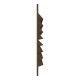 Решетка вентиляционная С 171х81 пластик Brown ERA