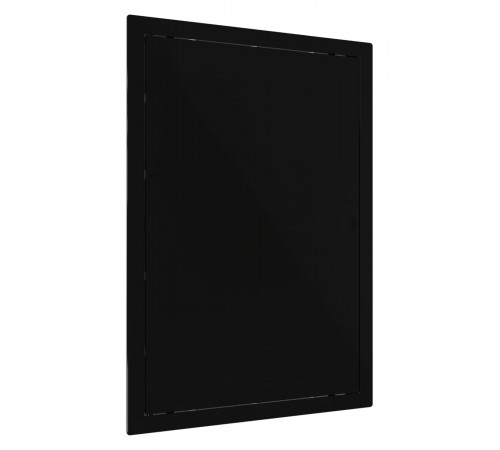 Люк ревизионный LN фланец 200х300 нажимной 223х323 пластик Black EVECS