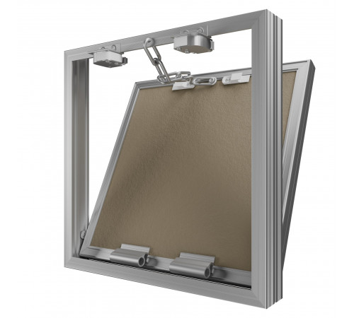 Люк ревизионный D Ceramo Base 600х600 скрыт.монтаж съемный алюминий EVECS