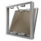 Люк ревизионный D Ceramo Base 600х600 скрыт.монтаж съемный алюминий EVECS
