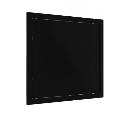 Люк ревизионный LN фланец 200x200 нажимной 224х224 пластик Black EVECS