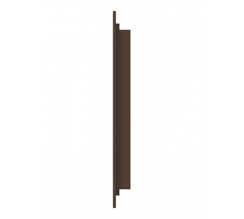 Решетка вентиляционная РП. фланец 432х117 переточная 455х133 пластик Brown ERA