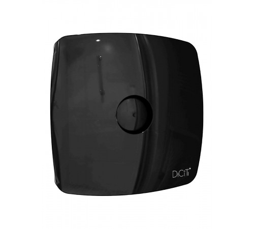 Вентилятор накладной RIO D125 обр.клапан Obsidian DICITI