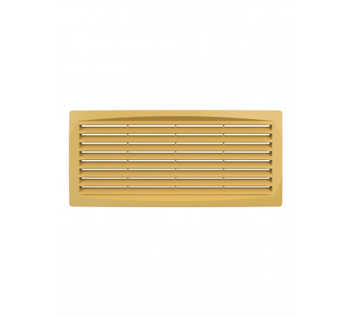 Решетка вентиляционная ДП фланец 275х105 переточная 300х135 пластик Beige ERA