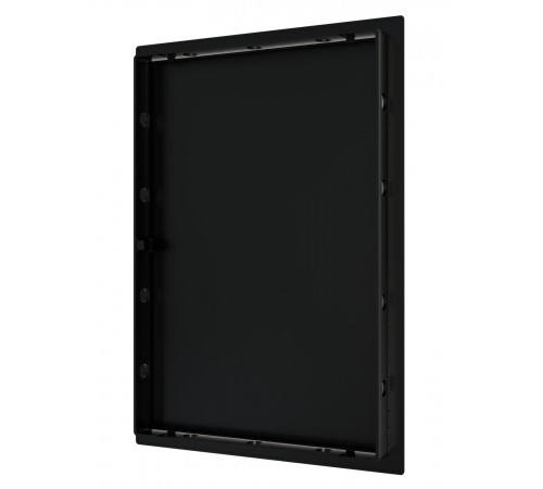 Люк ревизионный LN фланец 200х300 нажимной 223х323 пластик Black EVECS