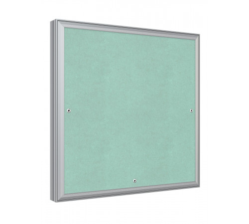Люк ревизионный D Ceramo Base 400х400 скрыт.монтаж съемный алюминий EVECS