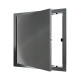 Люк ревизионный LN фланец 200x200 нажимной 224х224 пластик Gray EVECS