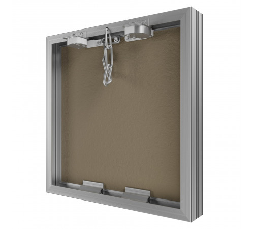 Люк ревизионный D Ceramo Base 600х600 скрыт.монтаж съемный алюминий EVECS