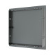 Люк ревизионный LN фланец 200x200 нажимной 224х224 пластик Gray EVECS