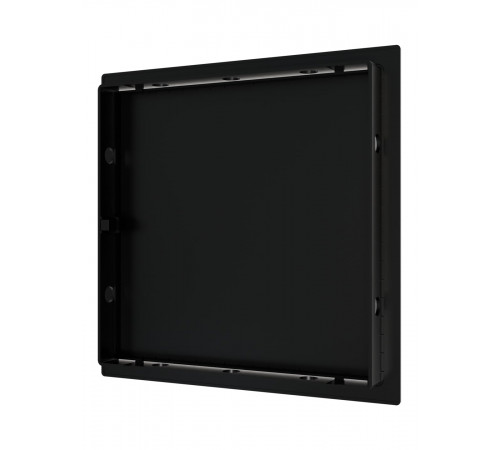 Люк ревизионный LN фланец 200x200 нажимной 224х224 пластик Black EVECS