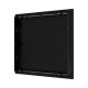 Люк ревизионный LN фланец 200x200 нажимной 224х224 пластик Black EVECS